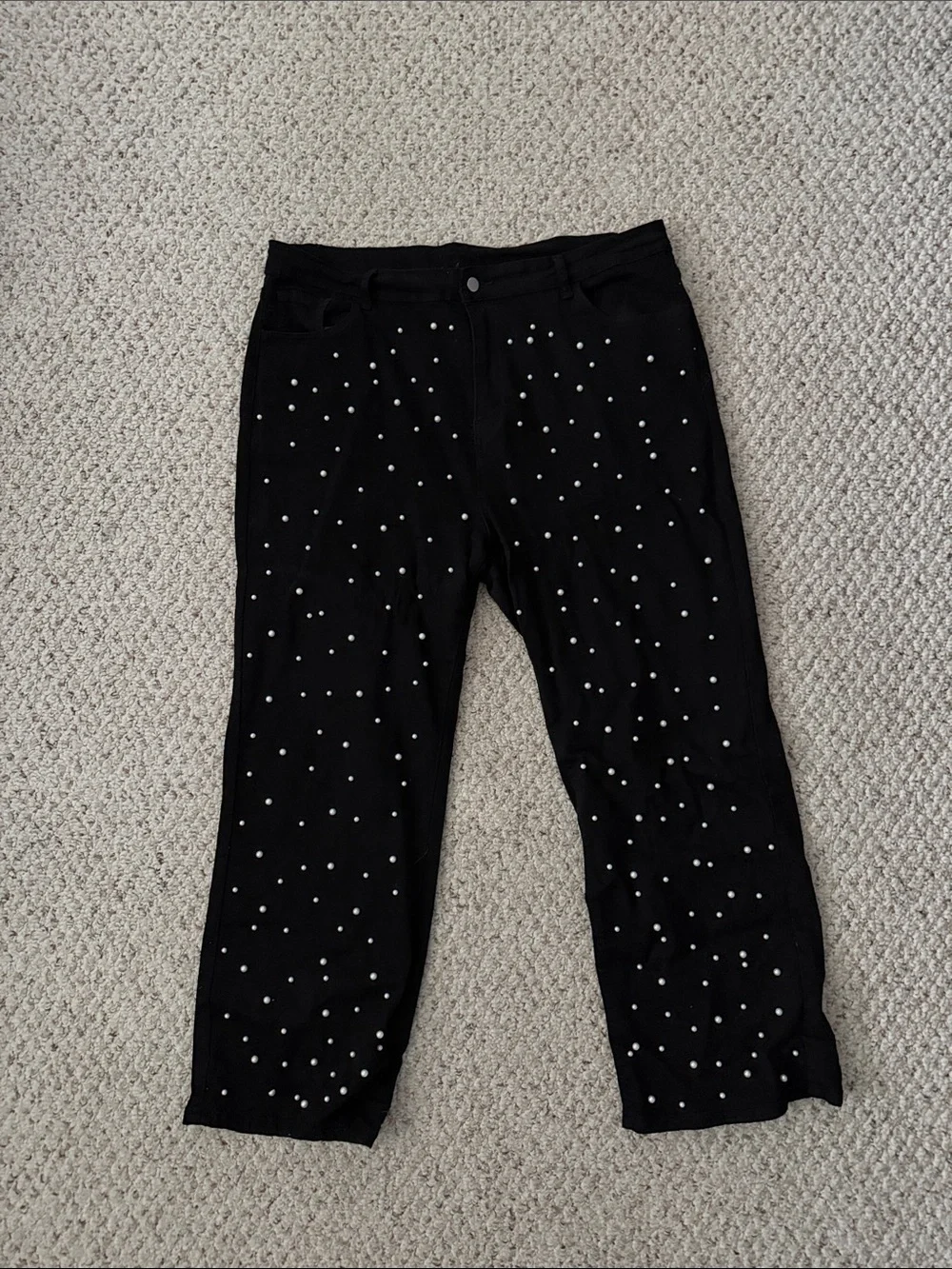 Amazon Pearl Studded Jeans